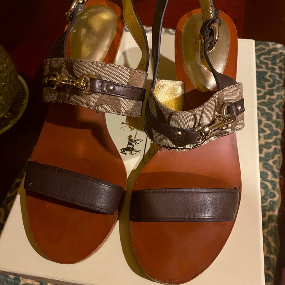 Limited addition coach sandals